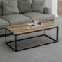 Hanah Home Mesa de Centro Tiger - Nogal